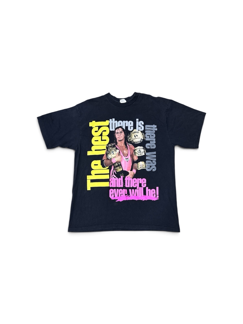 Vintage 1995 WWF Bret Hart Hitman T Shirt 2xl Titan Sports USA